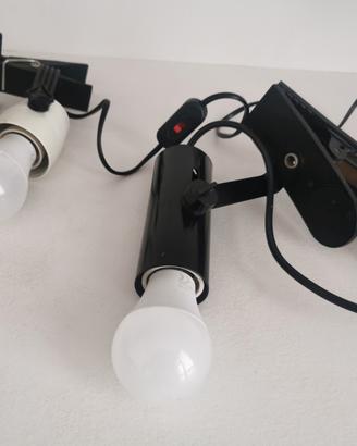 2 Lampadari  faretti con Pinza

