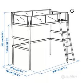 STRUTTURA IKEA VITVAL