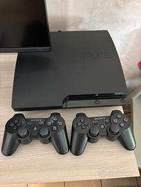 PS3 SLIM 320GB + 2 joystick originali + 6 giochi