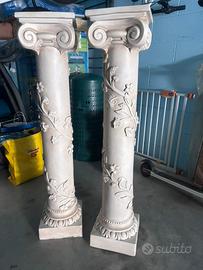 Colonne in gesso