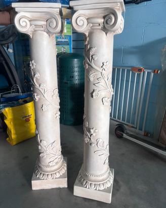 Colonne in gesso