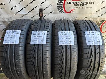4 PNEUMATICI 175/65 R14 UNIROYAL ESTIVE