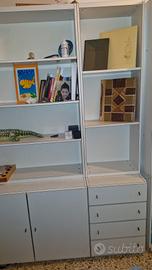  libreria L 4m x H 214 modulabile 