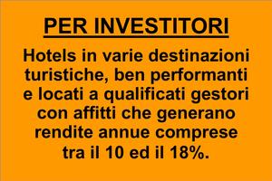Hotel locati con rendite elevate