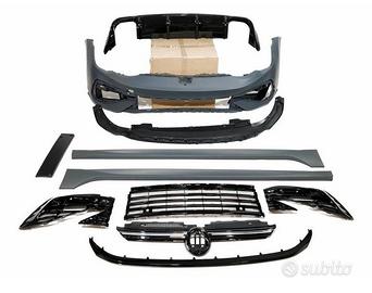 Kit completo paraurti vw golf 8 r look abs