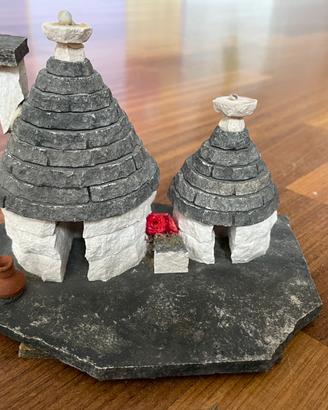 Scultura pietra trulli