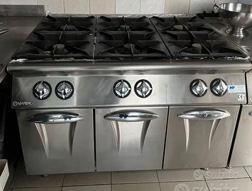 CUCINA PROFESSIONALE A GAS MARENO