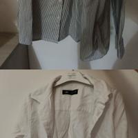 Camicia bianca e camicia a righe per bambino