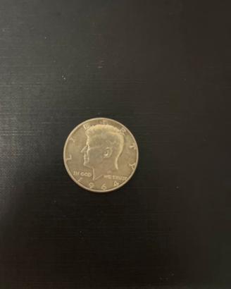 Mezzo dollaro d'argento kennedy 1964
