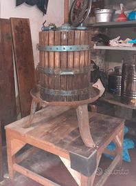 torchio per vendemmia uva