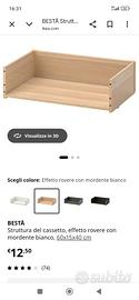 Coppia cassetti Ikea Besta