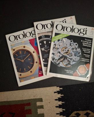 lotto riviste OROLOGI le misure del tempo