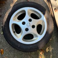 Cerchi 106 gti con pirelli p1 al 98%