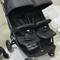 Passeggino gemellare pieghevole leggero