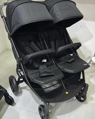 Passeggino gemellare pieghevole leggero