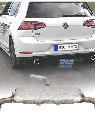 SILENZIATORE DI SCARICO VOLKSWAGEN VW GOLF 7 7.5 1