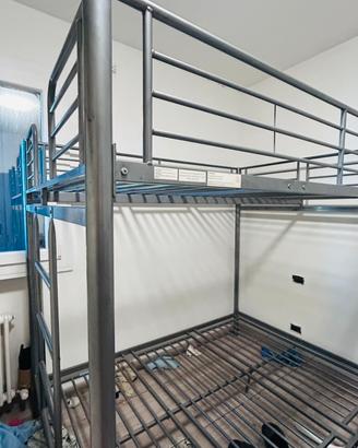 Strutura letto a castello una piazza i mezzo