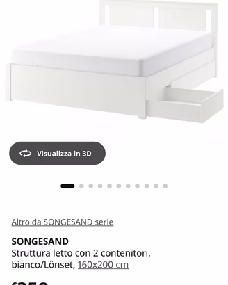 Camera da letto completa