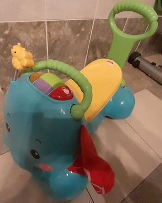 Mattel Fisher Price - Elefante Rimbalzante 3 in 1