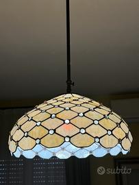 Lampadario in vetro Tiffany