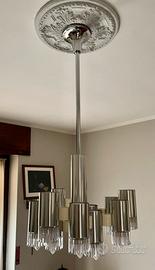 LAMPADARIO VINTAGE DESIGN GAETANO SCIOLARI 12 lumi