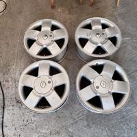 4 Cerchi in lega Renault 15 8200081342-B Originali