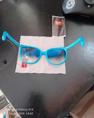 Ray ban cats turchese con astuccio