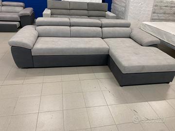 divano  letto penisola contenitore antimacchia