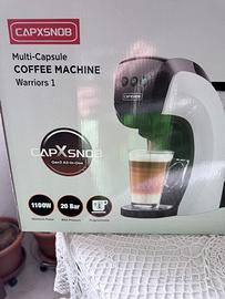 Macchina caffè 4 tipi di capsule + caffè macinato