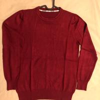 Maglione rosso uomo