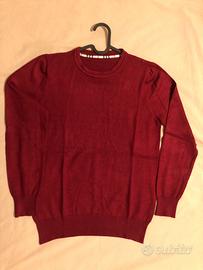Maglione rosso uomo