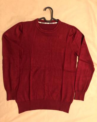 Maglione rosso uomo