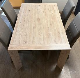 Tavolo wood allungabile quercia