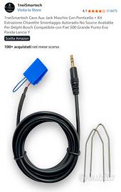 Kit estrattore Autoradio+ cavo aux