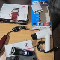 RASOIO-PHILIPS-SHAVER 5000+TOSATORE-MOSER+ASCIUGA-