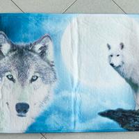 Tappeto Memory con lupi 50x120 stile bassetti