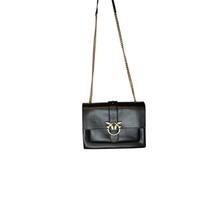 Borsa Pinko nera in pelle con tracolla originale