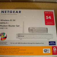NETGEAR Moden Router Set Wireless G-54 ADSL2