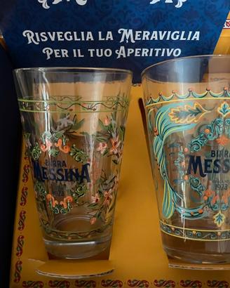 Bicchieri Birra Messina