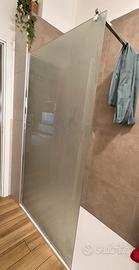 Vetro doccia walk-in opaco privacy