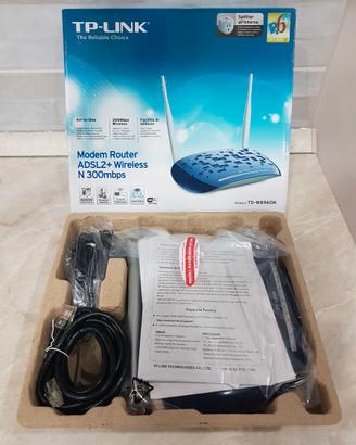 TP-LINK TD-W8960N Modem ADSL2+ Wireless N 300Mbps