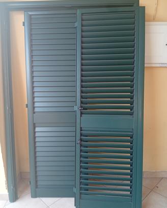 persiana più telaio in alluminio 