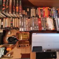 Oggetti vari da dischi, musicassette, film VHS var