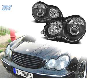 FARI PER MERCEDES CLASSE C W203 00-04 FONDO NERO