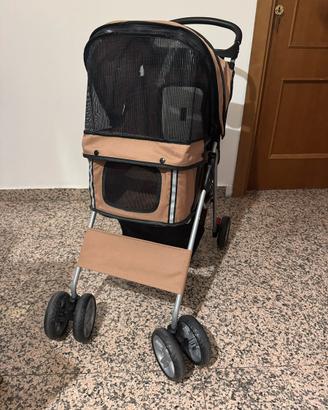 Passeggino per cani e gatti 15 kg