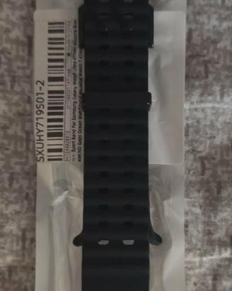 Cinturino Nero Samsung Galaxy Watch/Ultra - Nuovo