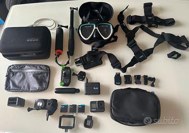 Go Pro 8 Black + accessori