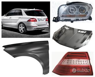 Mercedes Ml frontale cofano paraurti fanale 12>16