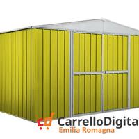 Box in lamiera di Acciaio 360x260cm 9mq giallo