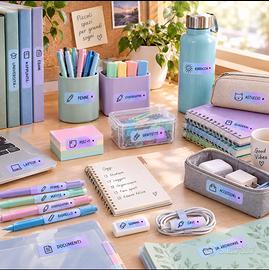 Set 30 Etichette Personalizzabili Scuola Lavoro